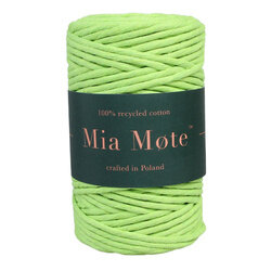 Mia Mote™ Classic Line Sznurek bawełniany skręcany do makramy 2mm lime quartz