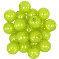 Perły Akrylowe zielony/pistacjowy 10mm