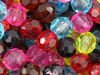 Koraliki Akrylowe Kryształki Szlifowane Kula Mix Kolorów 14mm 30g