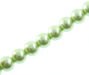 Perła Perły Perełki Szklane Woskowane Zielony Seledynowy 6mm ~20cm ~33szt