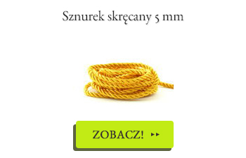 Uzupełnienie! Sznurki skręcane 5mm 