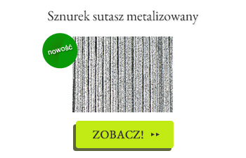 Totalna nowość! Sznurki do sutaszu o szerokości nawet 6mm :) 