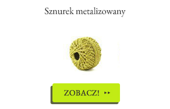Uzupełnienia! Sznurki okrągłe metalizowane !