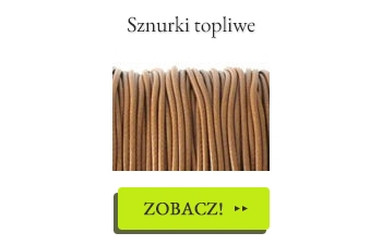Sznurki topione - nowe rozmiary i kolory!