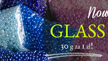 Koraliki szklane drobne Glass seed Beads. 30 gram w cenie 1zł! Sprawdź