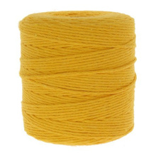 Sznurek bawełniany skręcany do makramy ecconomic żółty 2mm ~30m