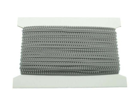 Taśma dekoracyjna z pomponami wypustki szary 9mm