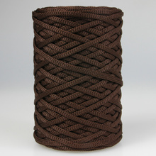 Mia Mote™ ByBag Line Sznurek Poliestrowy płaski bez rdzenia ciemny brązowy czekolada 3mm