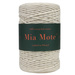 Mia Mote™ Classic Line Sznurek bawełniany skręcany do makramy 3mm light moonstone
