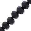 Czarny || Z efektem platerowania \ 5x6 mm
