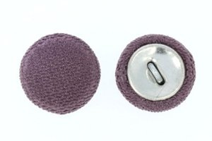 Guziki Tapicerskie Oblekane Obciągane Welur Flok AVILA A21 Fioletowy 22mm R36 10szt