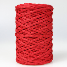 Mia Mote™ ByBag Line Sznurek Poliestrowy płaski bez rdzenia czerwony 5mm