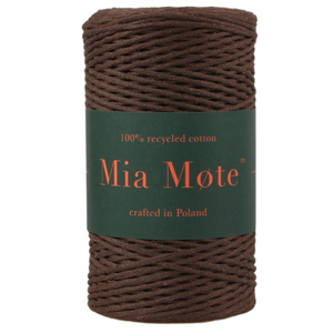 Mia Mote™ Classic Line Sznurek bawełniany skręcany do makramy 2mm Andalusite