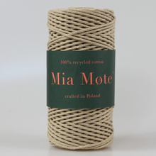 Mia Mote™ Petit Line Outlet CUT Sznurek bawełniany 2mm Moonstone