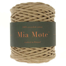Mia Mote™ Basic Line sznurek bawełniany 5mm deep moonstone