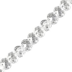 Kryształki Szklane Szlifowane Fasetowane Rondelle Platerowany 4x3mm