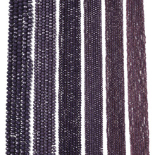 Koraliki Fasetowane Kryształki Szklane Rondelle Ametystowy 2.7x1.5mm