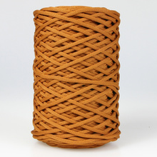 Mia Mote™ ByBag Line Sznurek Poliestrowy płaski bez rdzenia miodowy ciemny 3mm