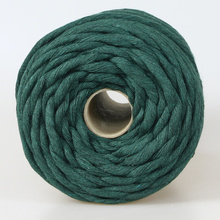 Mia Mote™ Lavish Line Sznurek bawełniany skręcany do makramy emerald 5mm