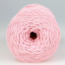 Mia Mote™ ByBag Line Sznurek Poliestrowy matowy płaski bez rdzenia pastelowy różowy 3mm