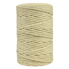 Mia Mote™ Classic Line Sznurek bawełniany skręcany do makramy 5mm light moonstone