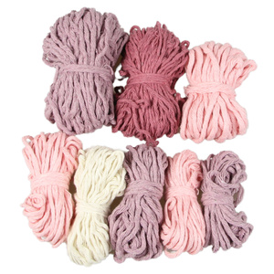 Outlet / Sznurek Bawełniany Skręcany / do Makramy / Classic Eco Line / mix / 2/3/5 mm / 200g [396]