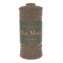 Mia Mote™ Classic Line Sznurek bawełniany skręcany do makramy 3mm deep sunstone