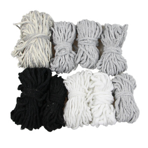 Outlet / Sznurek Bawełniany Skręcany / do Makramy / Classic Eco Line / mix / 2/3/5 mm / 200g