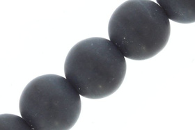 Kamień Jubilerski Onyks Matowy Kula 4mm