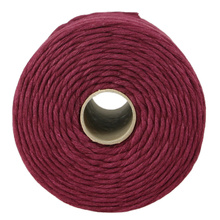 Mia Mote™ Classic Line Sznurek bawełniany skręcany do makramy Garnet 3mm