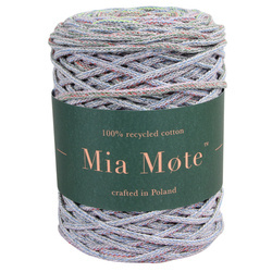 Mia Mote™ Thinny Line sznurek bawełniany 3mm Outlet CUT miraże ombre lawendowe pole