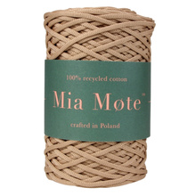 Mia Mote™ ByBag Line Sznurek Poliestrowy płaski bez rdzenia karmelowy 3mm