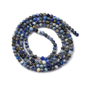 Lapis Lazuli - kamień mądrości, intuicji i wewnętrznego spokoju - kula fasetowana 2mm