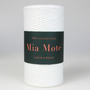Mia Mote™ / Kordonek / do szydełkowania / Biały White / 3 x 100g