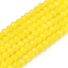 Koraliki Fasetowane Kryształki Szklane Rondelle Żółty 2.7x1.5mm