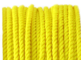 Sznurek Skręcany Żółty 2.2mm 2m