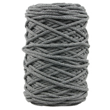 Mia Mote™ Thinny Line sznurek bawełniany 3mm smoky quartz