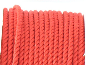 Sznurek Skręcany Czerwony 2.2mm 2m