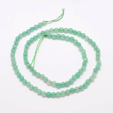 Agat Pale Green Kamień Jubilerski Fasetowany kula 4mm