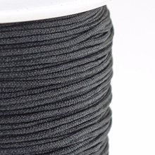 Sznurek Nylonowy 0.4mm do bransoletek kamieni Topliwy Czarny