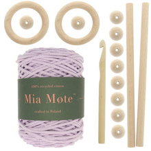 Zestaw do makramy dla początkujących 3mm z akcesoriami