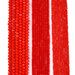 Koraliki Fasetowane Kryształki Szklane Rondelle Czerwony 2.7x1.5mm