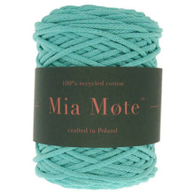 Mia Mote™ Thinny Line sznurek bawełniany 3mm mint amazonite