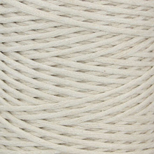 Mia Mote™ Classic Line Sznurek bawełniany skręcany do makramy 2mm ivory