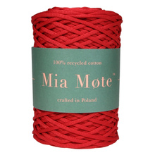 Mia Mote™ ByBag Line Sznurek Poliestrowy płaski bez rdzenia czerwony 3mm