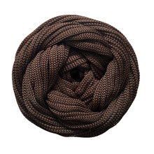 Mia Mote™ ByBag Line Sznurek Poliestrowy płaski bez rdzenia gorzka czekolada 5mm