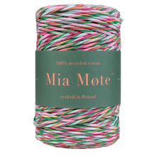 Mia Mote™ Classic Line Sznurek bawełniany skręcany do makramy 3mm stripe