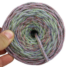 Mia Mote™ Thinny Line sznurek bawełniany 3mm  Outlet CUT miraże ombre lawendowe pole