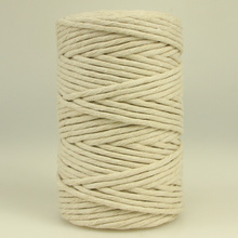 Mia Mote™ Classic Line Sznurek bawełniany skręcany do makramy 5mm light moonstone