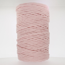 Mia Mote™ Classic Line Sznurek bawełniany skręcany do makramy 3mm Rose Quartz